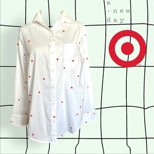 Embroidered ❤️ Button-up